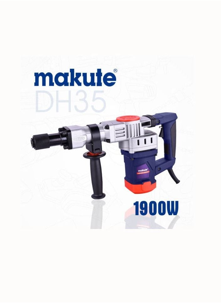 makute Crown Hammer Drill DH35 35mm Demolition Hammer  - Image 1