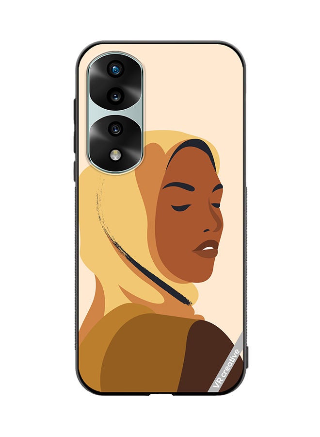 VR CREATIVE Protective Case Cover For Honor 70 Pro plus Cartoon Woman Shape Design Multicolour - Image 1