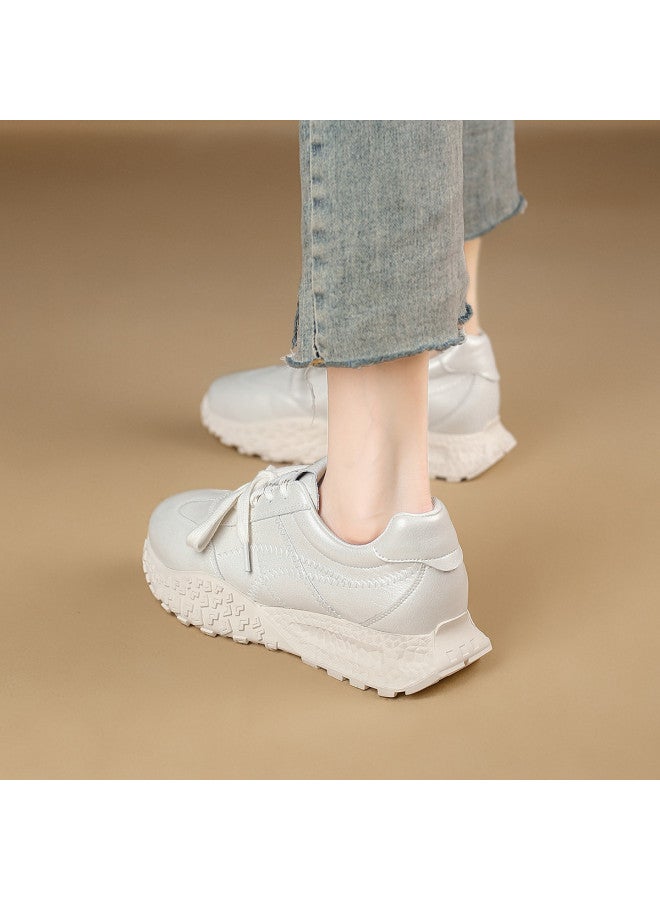 SAFIYA Saturday's 2025 New Spring/autumn Retro Casual Sneakers For Women, Simple And Versatile Platform Shoes For Women - Image 2