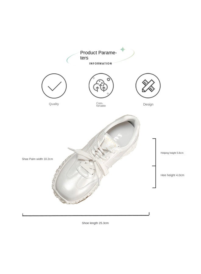 SAFIYA Saturday's 2025 New Spring/autumn Retro Casual Sneakers For Women, Simple And Versatile Platform Shoes For Women - Image 5