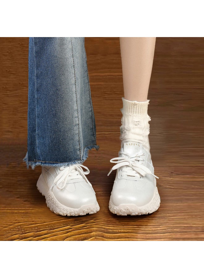 SAFIYA Saturday's 2025 New Spring/autumn Retro Casual Sneakers For Women, Simple And Versatile Platform Shoes For Women - Image 3