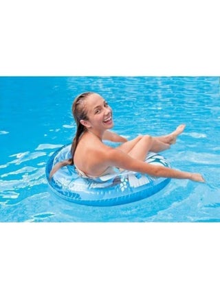 Clear Color Inflatable Swim Tube - 91 cm Transparent Pool Float for Teens & Adults (Ages 9+), Unisex Assorted - view 2