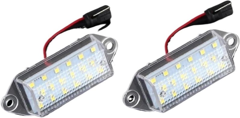 Vuzmode 2X 12V White SMD License Plate Light for Mitsubishi Lancer - Image 1