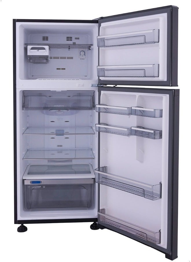 ZANUSSI Crispo No-Frost Refrigerator, 370 Liters - Black  - Image 3