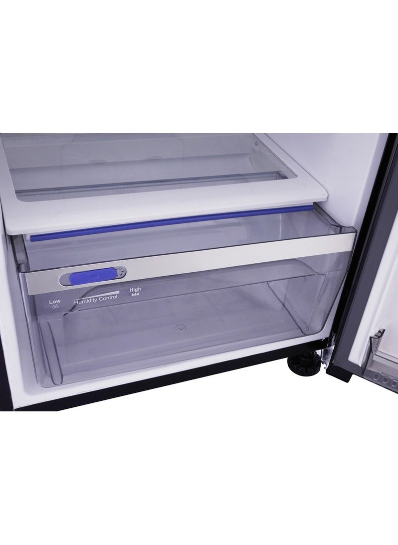 ZANUSSI Crispo No-Frost Refrigerator, 370 Liters - Black  - Image 5