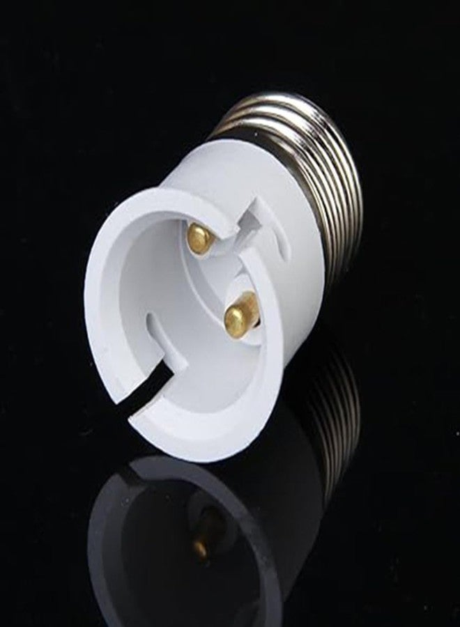 EVEHANGER حامل مصباح LED بلاستيكي بقاعدة لولبية من EVEHANGER E27 إلى B22 | محول لمبة إضاءة LED هالوجين CFL | محول قاعدة المصباح (عبوة من 50 قطعة) - Image 3