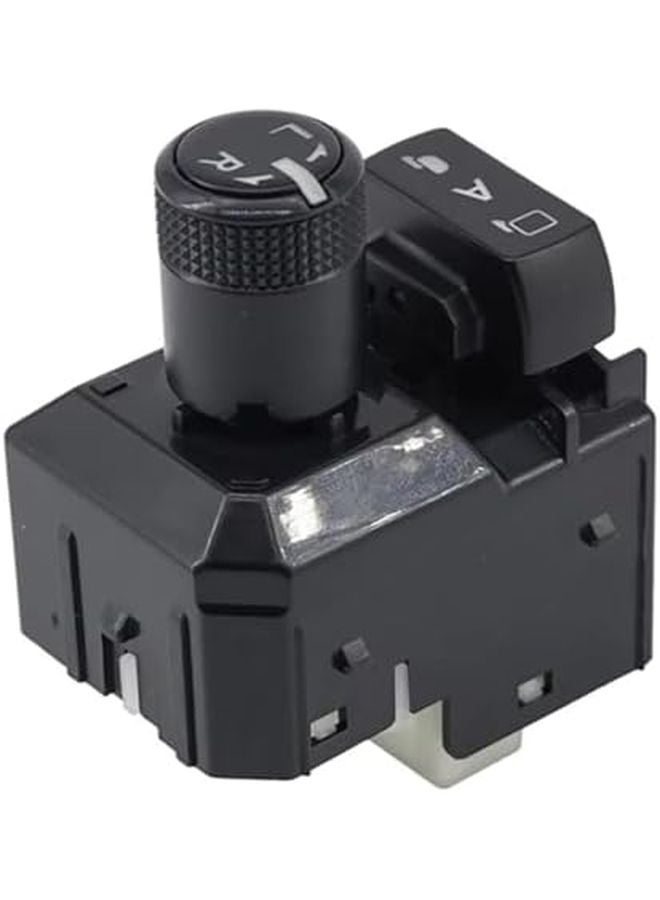 تويوتا هيلوكس ريفو 2015-2020 مرآة الرؤية الخلفية للسيارة مفتاح ضبط العرض الرئيسي زر أسود - Image 1