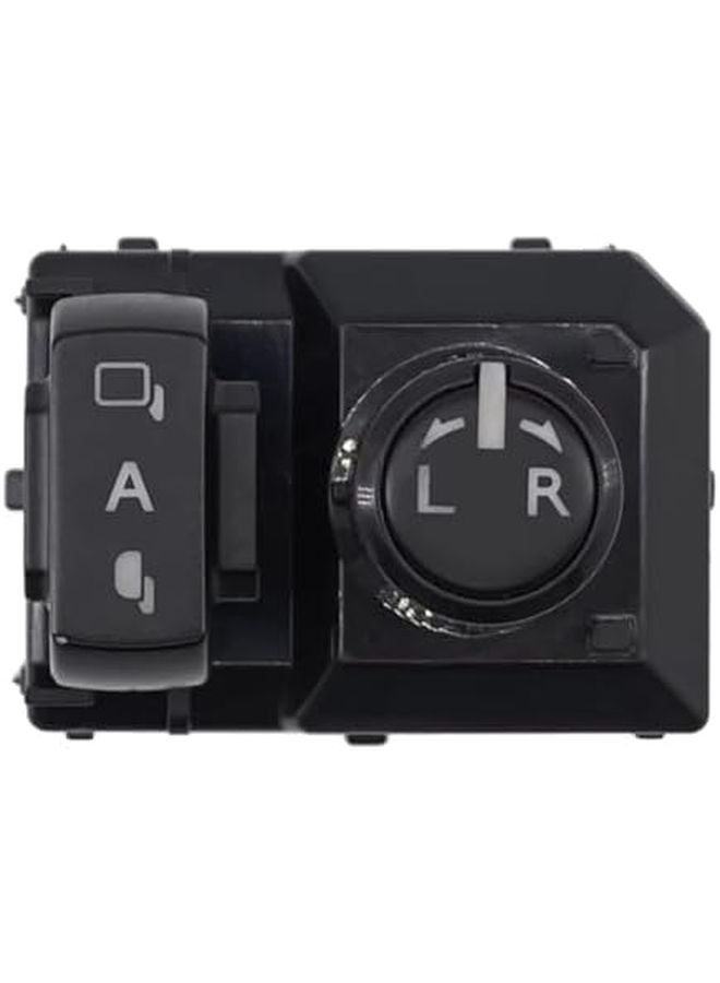 تويوتا هيلوكس ريفو 2015-2020 مرآة الرؤية الخلفية للسيارة مفتاح ضبط العرض الرئيسي زر أسود - Image 5