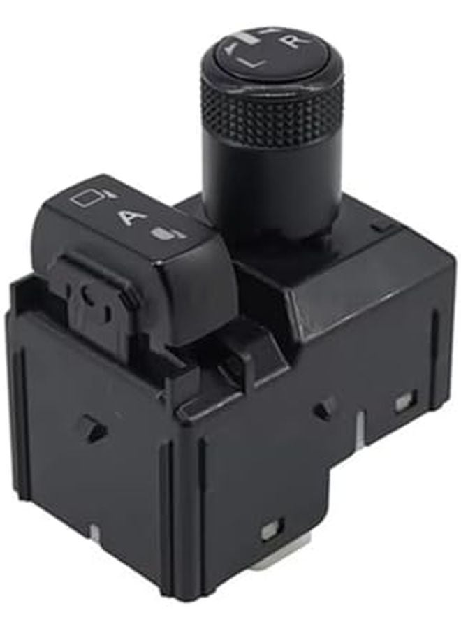 تويوتا هيلوكس ريفو 2015-2020 مرآة الرؤية الخلفية للسيارة مفتاح ضبط العرض الرئيسي زر أسود - Image 3