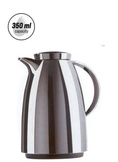 Emsa AUBERGE Thermos CAN 0.35 litre Chrome Vaccum Flask Hot drinks hot for up to 12 hours and Cold drinks cold up to 24 hours 100% leak-proof Flasks Made in Germany