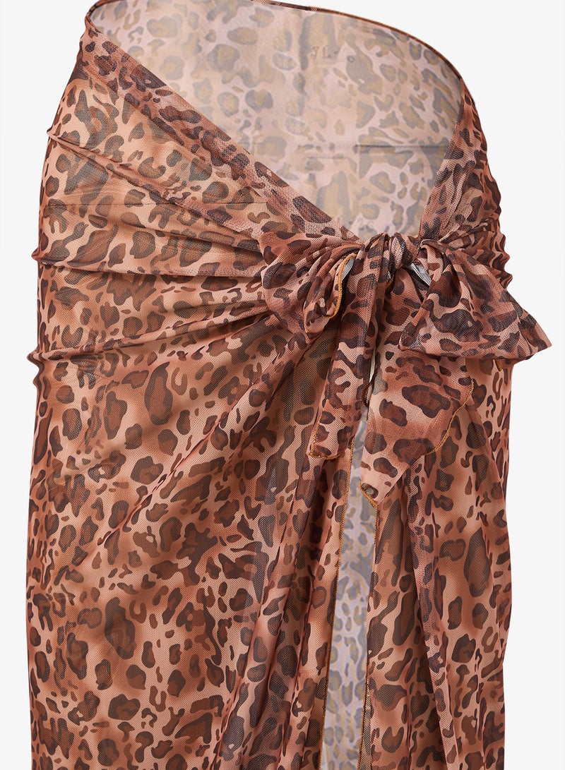 ELLA Animal Print Sarong - Image 3