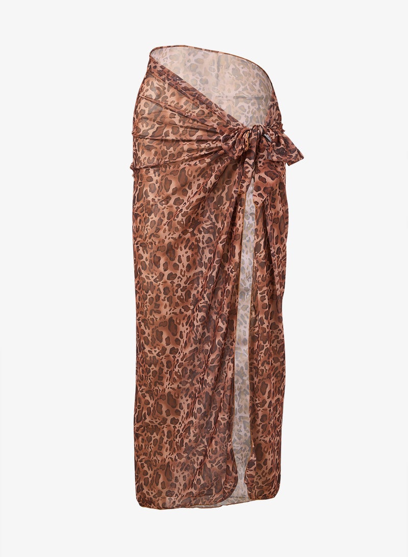 ELLA Animal Print Sarong - Image 1