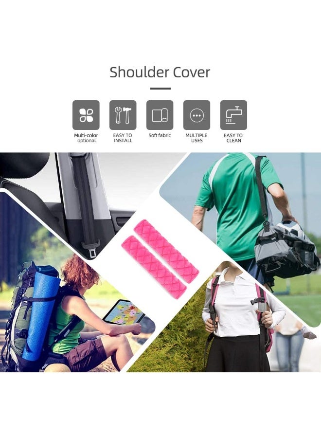 surpassme Car Seat Belt Pads Cover, 2 Pack Seat Belt Shoulder Strap Covers Protector to Release Stress to Your Neck and Shoulder for a Safety Driving (Pink) - Image 5