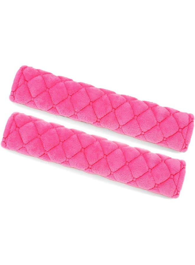 surpassme Car Seat Belt Pads Cover, 2 Pack Seat Belt Shoulder Strap Covers Protector to Release Stress to Your Neck and Shoulder for a Safety Driving (Pink) - Image 1