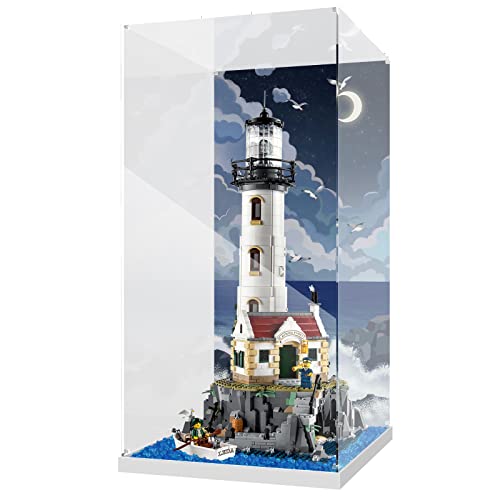 PIPART Acrylic Display Case for Lego 21335 Motorized Lighthouse ONLY Display Case The Model NOT Included - Image 1