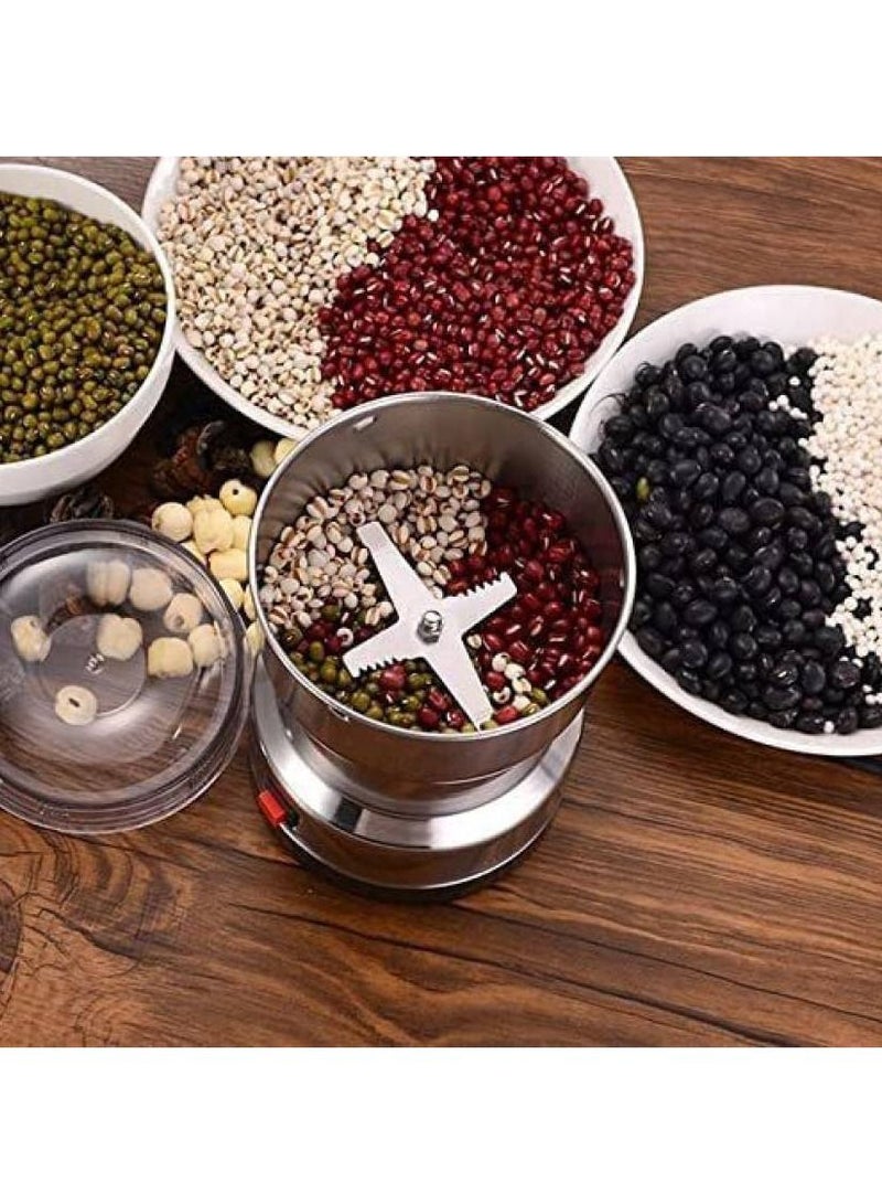 DETREND Household Electric Mill Grinder Machine, Stainless Steel Electric Spice Coffee Nut Grain Grinder, Multi‑Function Crusher Mill Blender Kitchen Tool  - Image 2
