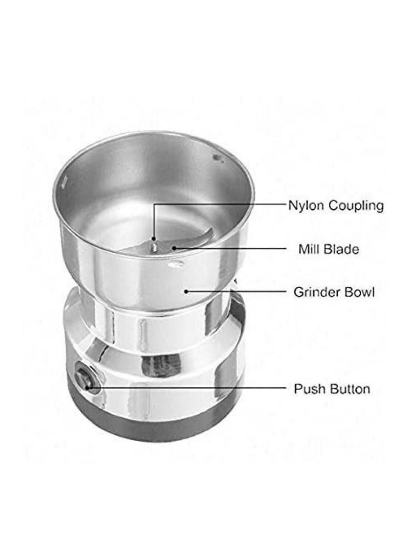 DETREND Household Electric Mill Grinder Machine, Stainless Steel Electric Spice Coffee Nut Grain Grinder, Multi‑Function Crusher Mill Blender Kitchen Tool  - Image 3