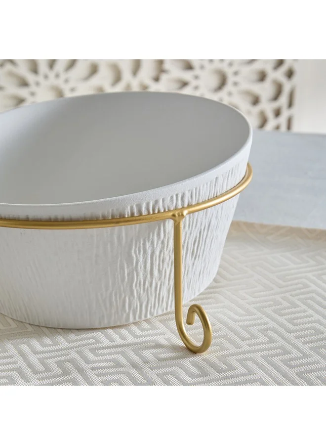 Home Box Celtic 4-Piece Bowl Set with Stand 23 x 23 x 10 cm