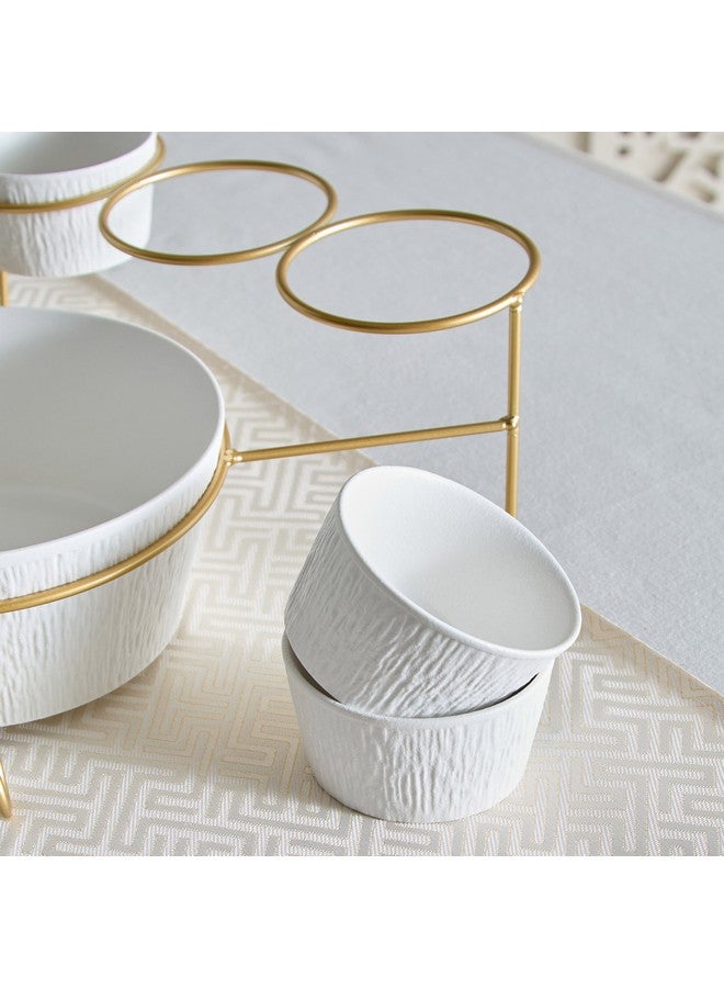 Home Box Celtic 4-Piece Bowl Set with Stand 23 x 23 x 10 cm - Image 3