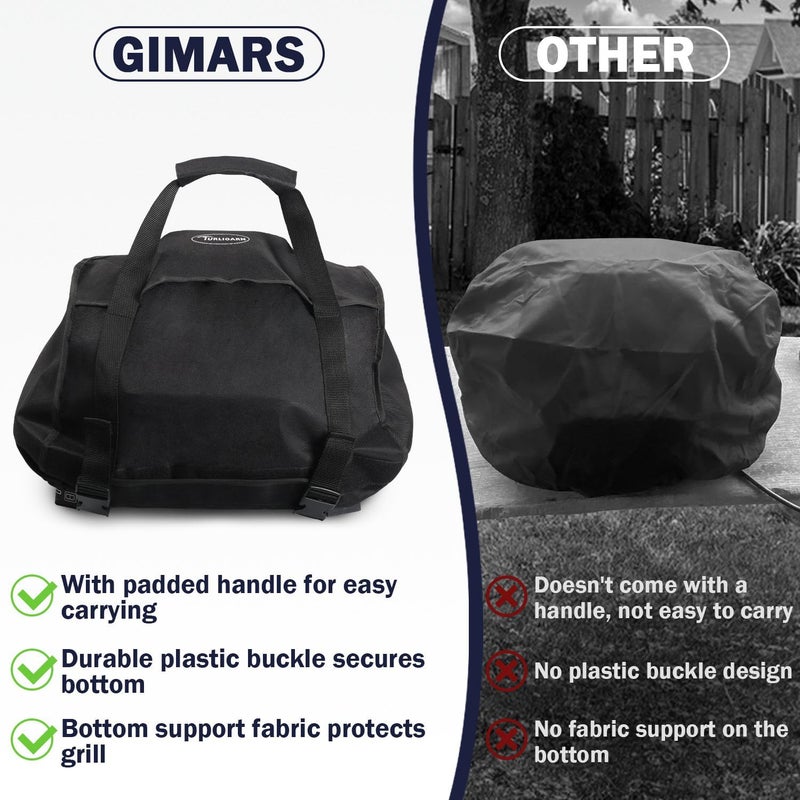 TURLIOARN Ninja Woodfire Grill Cover - Waterproof & Padded Handle - Heavy Duty 600D Oxford Fabric - Image 4