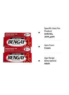 Bengay Ultra Stength Pain Relieving Cream, Nongreasyultra Strength, 2 Pk  - Image 4
