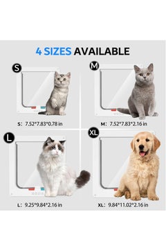 DMG TECH DMG Cat And Dog Pet Door, Cat Flap With 4-Way Lock, Weatherproof Magnetic Pet Door, Suitable For Cat And Dog Doors, Walls, Fences And Steps (M)  - Image 5