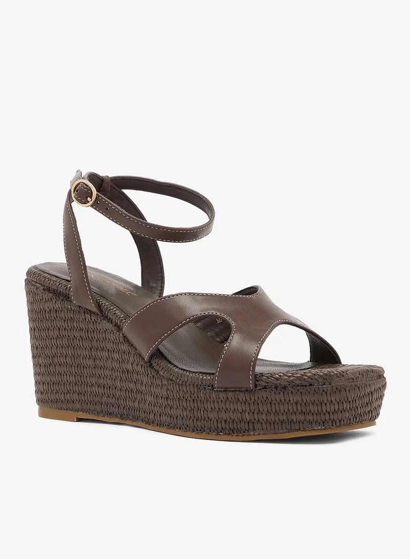 London Rebel CHOC PU Yara Ankle Strap High-Heel Sandals for Women | Best Price UAE