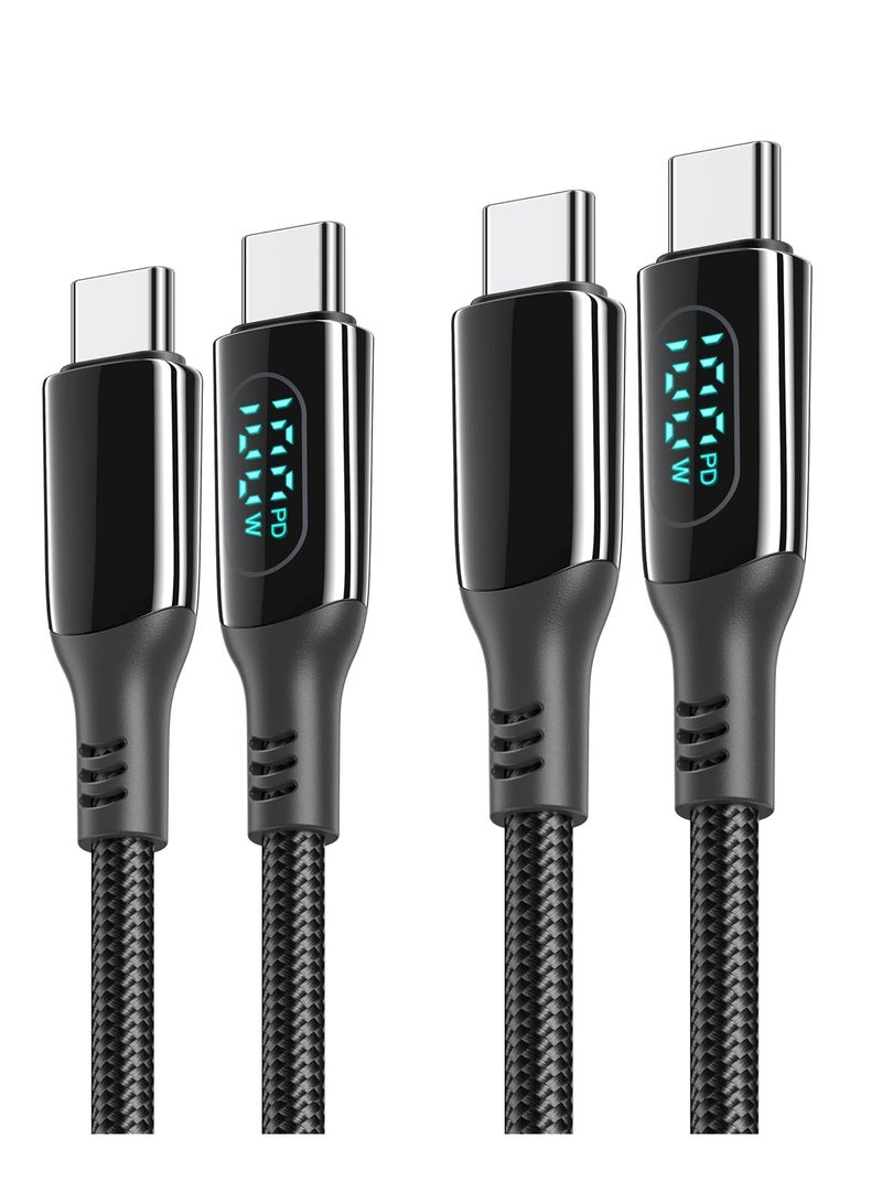 Terabyte USB C Cable 100W Fast Charging Nylon Braided Power Delivery PD Type C Compatible with iPhon - Image 1
