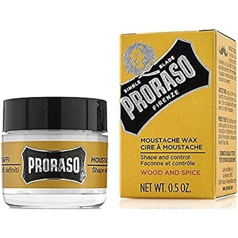 Proraso Moustache Wax, 0.5 oz (Pack of 1)