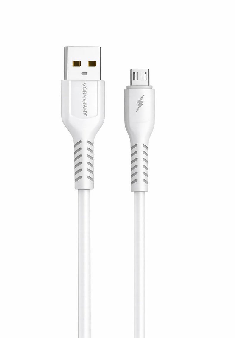 D42V Fast Charging Micro USB Cable 2.4A 1 Meter TPE Silicone Durable Android Phone Charger USB Data Sync Cable