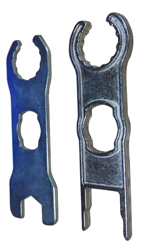 Sunway Solar Panel Connector Tool Works For Different Solar Connectors Assembly and Disassembly,Metal Spanner Wrenches Crimping Tool For Solar PV System Extension Cable Wire Kit-2Pairs - Image 2