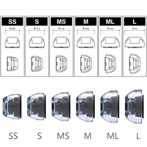 AZLA XELASTEC for Airpods Pro 1st & 2nd Gen (SS/S/MS) – Airpod Pro Ear Tip Replacement – Airpod Pro Tips with Premium Silicone - Image 3