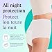 Because Overnight Absorbency Pull Ups Adult Disposable Incontinence Underwear Extra Absorbent Nighttime Briefs for Men and Women White XLarge 20 Count - Image 4