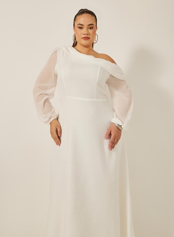 Styli Chiffon Overlay Dress  - Image 3