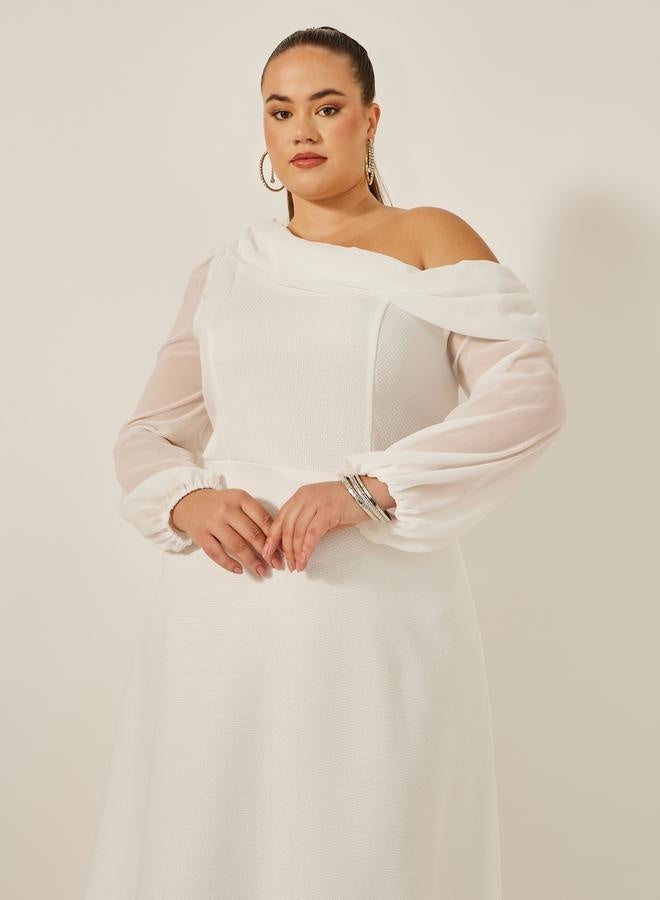 Styli Chiffon Overlay Dress  - Image 4