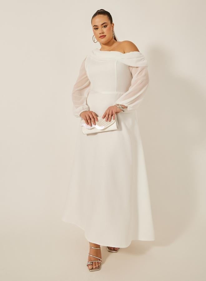 Styli Chiffon Overlay Dress  - Image 2