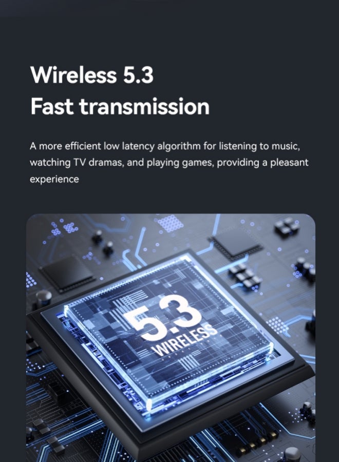 Open Ear Earbuds Bluetooth 5.3 Headphone, Air Conduction True Wireless Earphones, 16.2mm Drivers Clip-on Sport Earphones, Compatible with iPhone  Android - Image 3