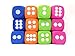 Qidiwin Jumbo EVA Dices Giant Dot EVA Foam Dices for Kids Building BlocksEducationalParty Suppliers 4 Color12PCS - Image 3
