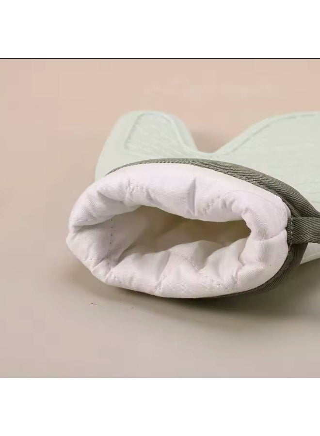 Jumbo Padded Silicone Oven Mitt – Double-Layer Heat Protection Da  - Image 4