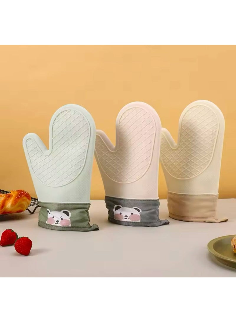 Jumbo Padded Silicone Oven Mitt – Double-Layer Heat Protection Da  - Image 5