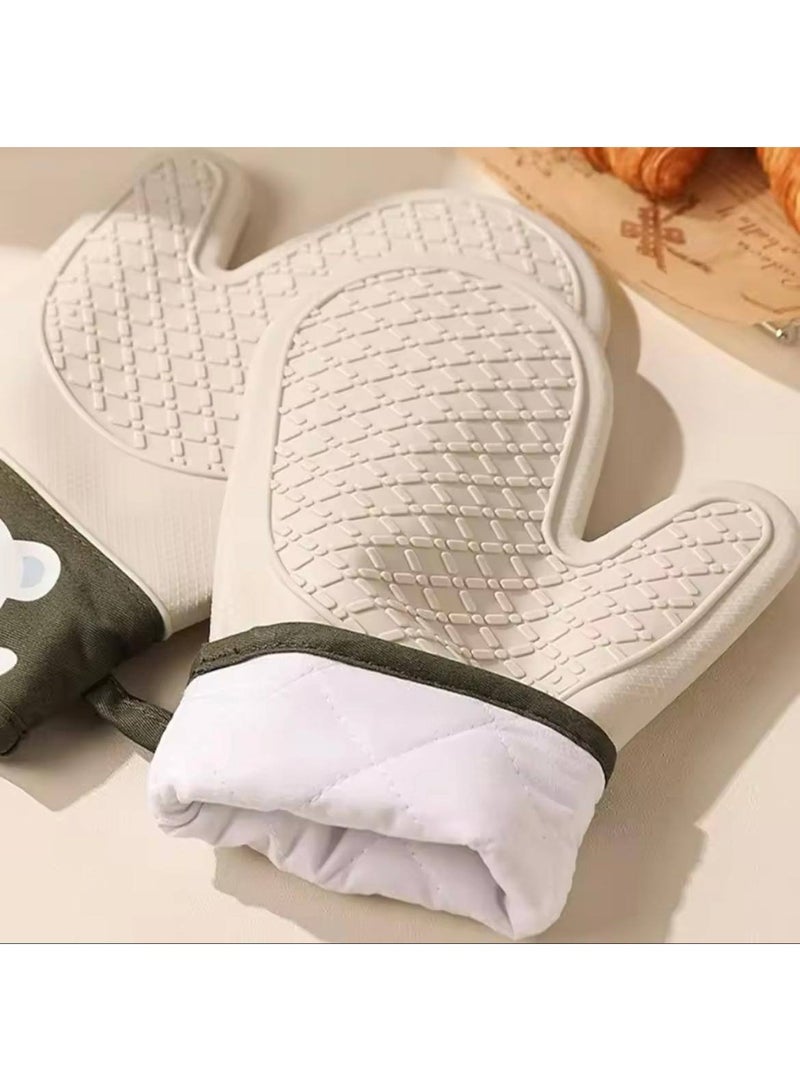 Jumbo Padded Silicone Oven Mitt – Double-Layer Heat Protection Da  - Image 2