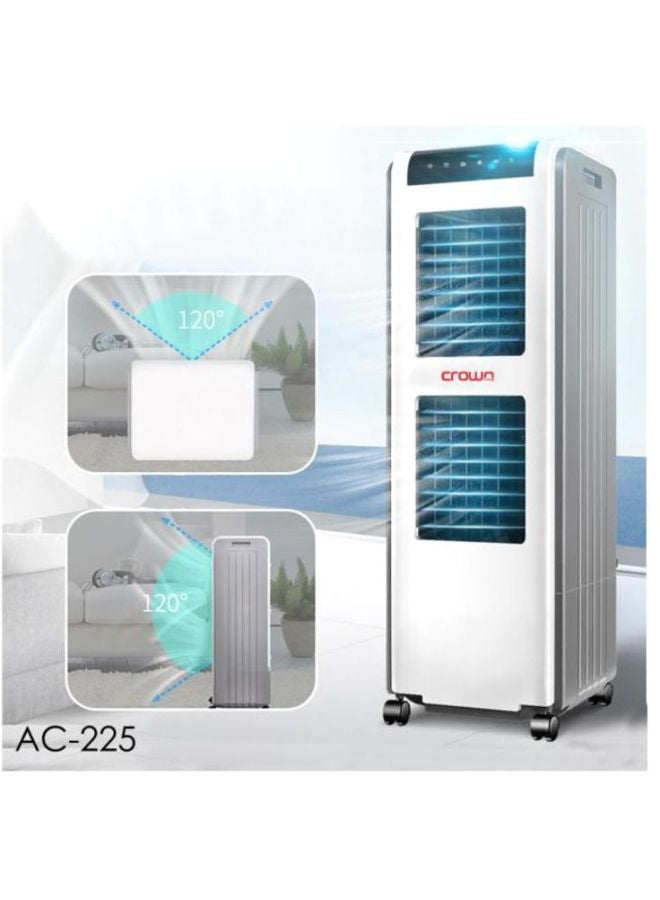 Crownline Portable Evaporative Air Cooler 30 L 210 W AC-225 White - Image 5