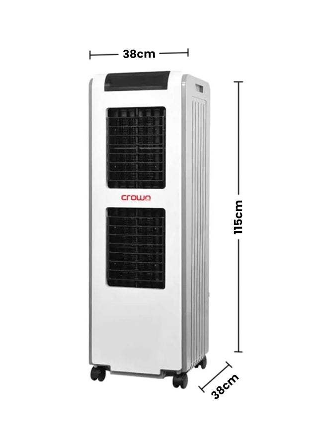 Crownline Portable Evaporative Air Cooler 30 L 210 W AC-225 White - Image 2