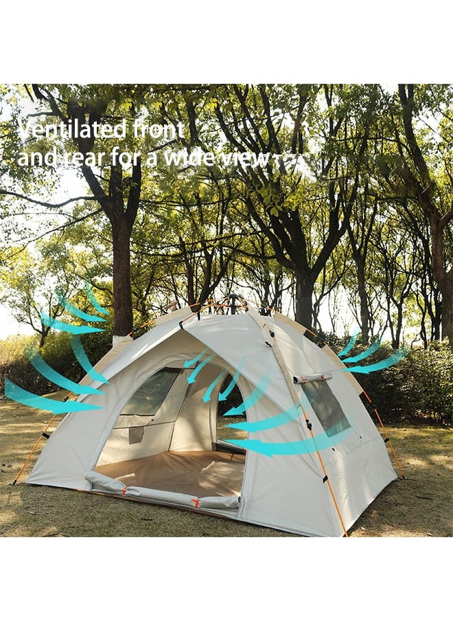 Arabest 3-4 People Camping Tent,Pop up Tent,Portable Instant Tent,Waterproof and UV Protection,Suitable for Outdoor Sports/Travel/Beach Picnic(200*220*145cm)  - Image 2