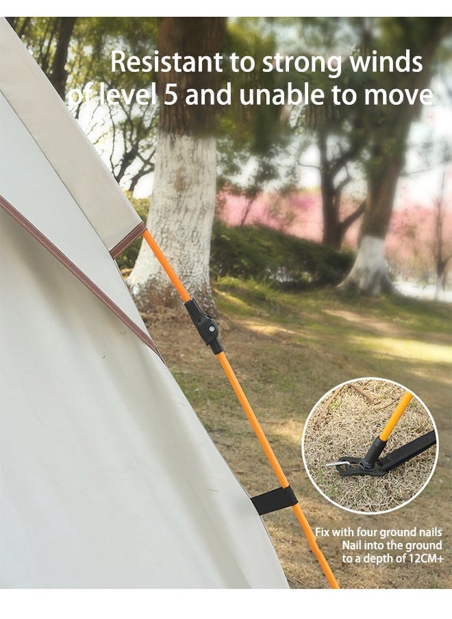 Arabest 3-4 People Camping Tent,Pop up Tent,Portable Instant Tent,Waterproof and UV Protection,Suitable for Outdoor Sports/Travel/Beach Picnic(200*220*145cm)  - Image 4