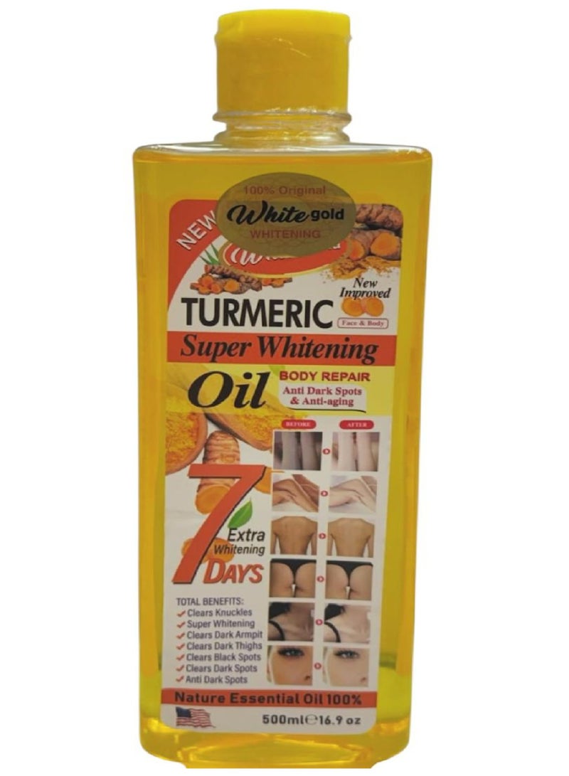 Turmeric Super Whitening Oil Body Repair  500 ml