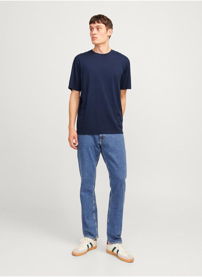 JJ Rebel by Jack & Jones Solid Crew Neck T-Shirt  - Image 4
