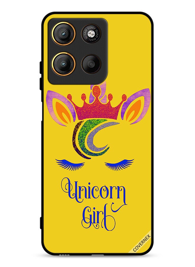 Covernex Motorola Moto G15 Protective Case Cover Unicorn Girl Art