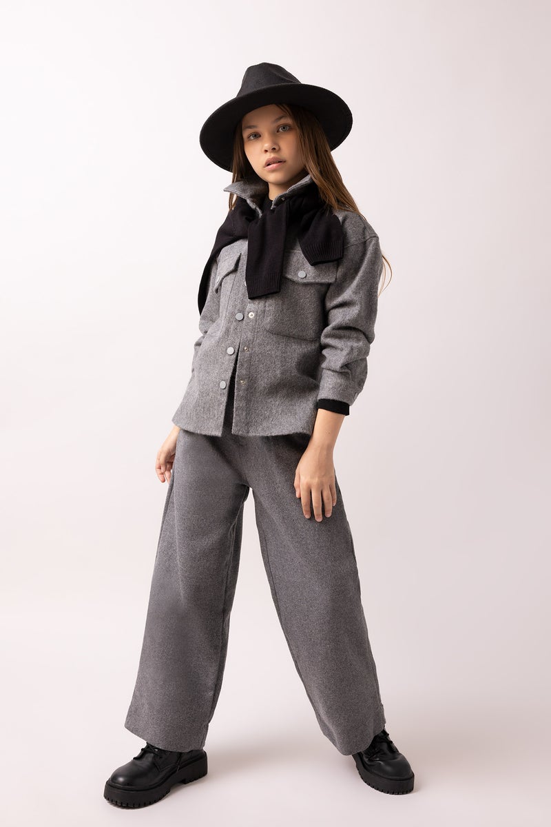 DeFacto Girl Wide Leg Oval Trousers - Image 1