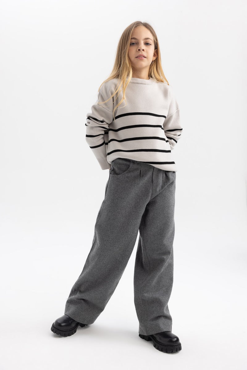 DeFacto Girl Wide Leg Oval Trousers - Image 5